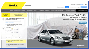 9,75 Euro Cashback bei Hertz bis 03.11.2013 - Hier klicken!