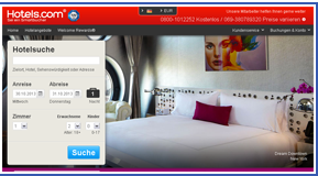 14,25 Euro Cashback bei Hotels.comn bis 03.11.2013 - Hier klicken!