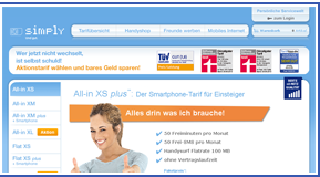 Bis zu 67,50 Euro Cashback bei simply bis 03.11.2013 - Hier klicken!