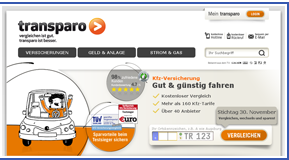 30,00 Euro Cashback bei Transparo bis 03.11.2013 - Hier klicken!