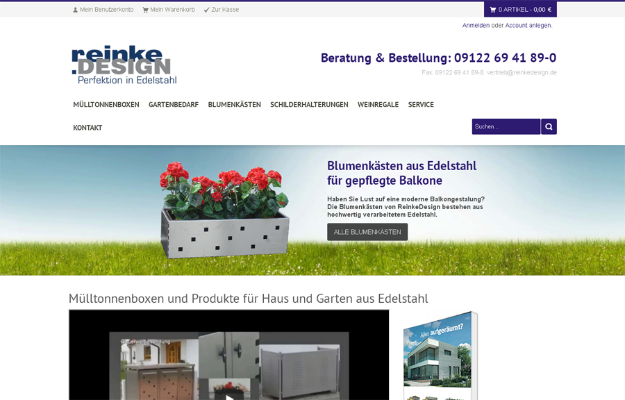 reinke DESIGN Screenshot