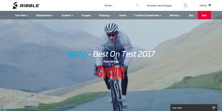 Ribble Cycles Screenshot