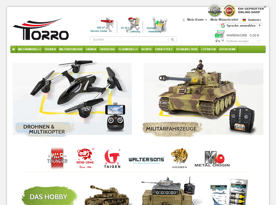 Torro-shop.de Screenshot