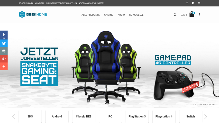 GeekHome Screenshot