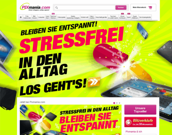 Pixmania Screenshot