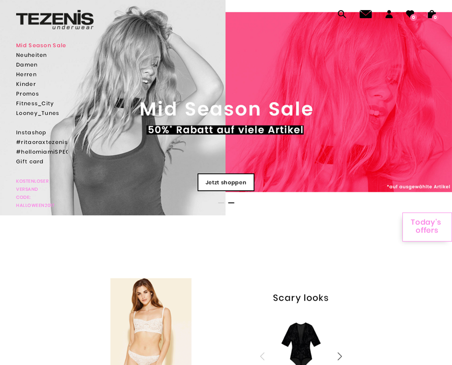Tezenis Screenshot