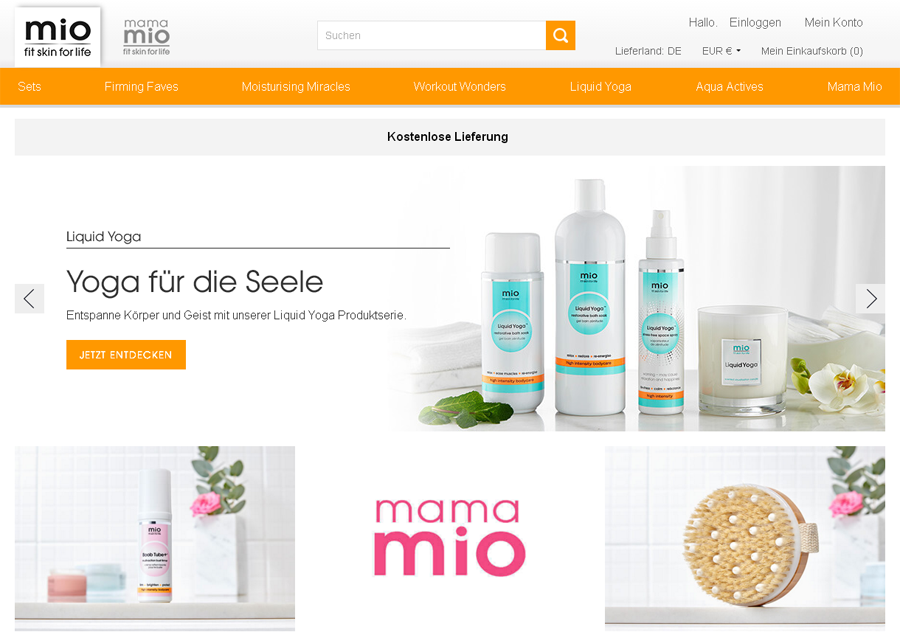 Mio Skincare Screenshot