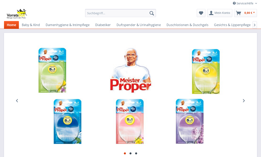 VorRatsBox.de Screenshot