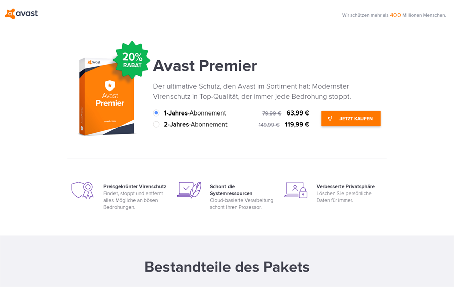 Avast Software Screenshot