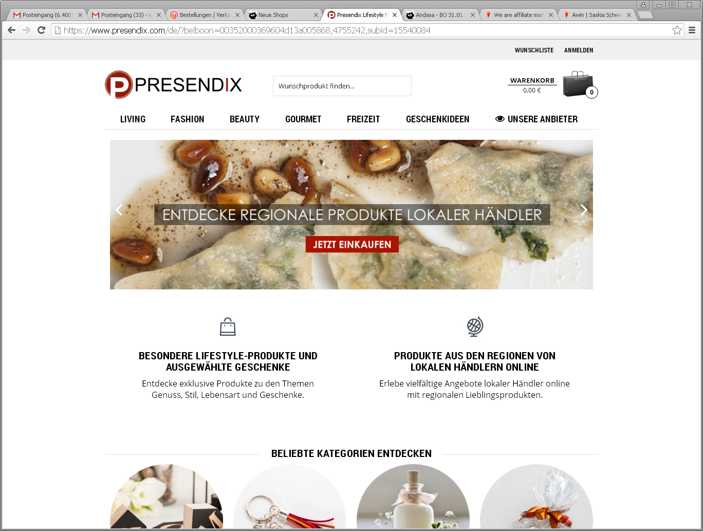 Presendix Screenshot