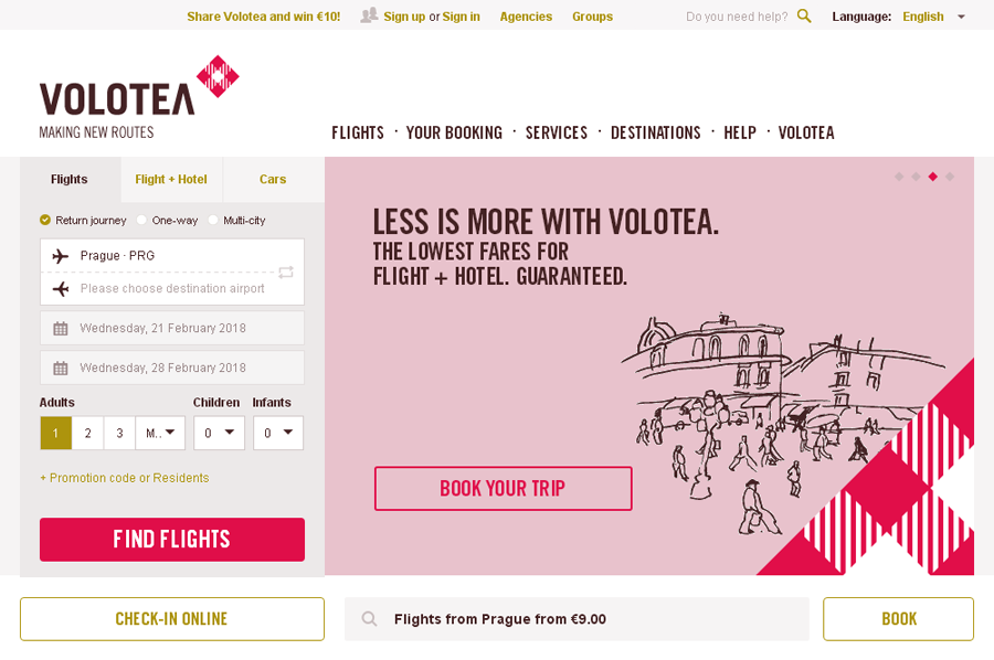 Volotea Screenshot
