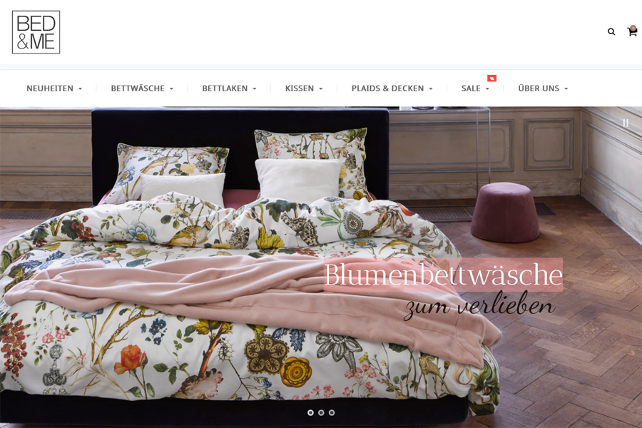 bedandme.de Screenshot