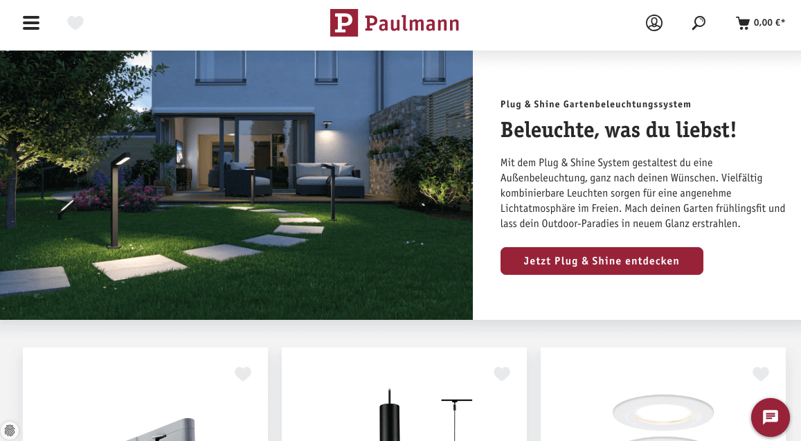 Paulmann Licht AT Screenshot