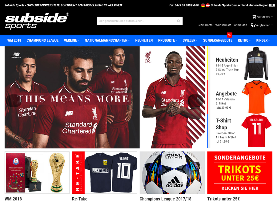 Subsidesports Screenshot