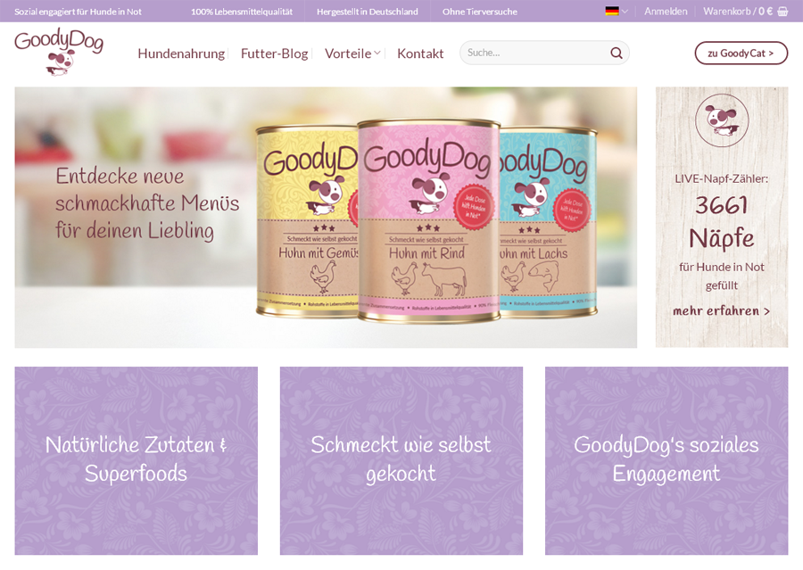 Goodydog.de Screenshot