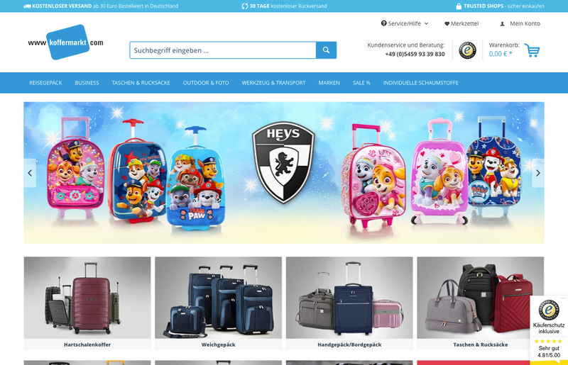 Koffermarkt Screenshot