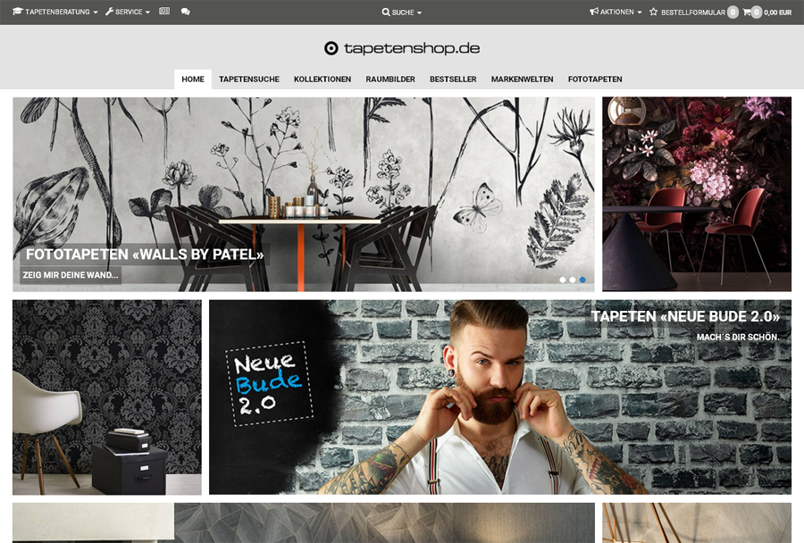 tapetenshop Screenshot
