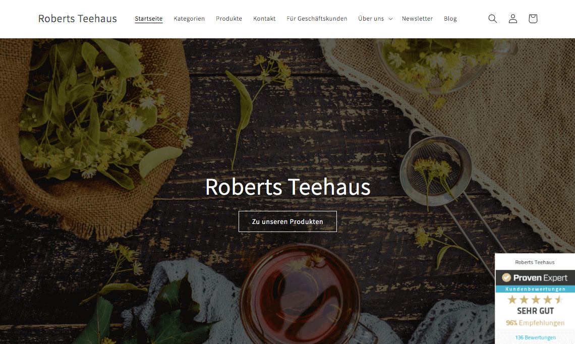 Roberts Teehaus Screenshot