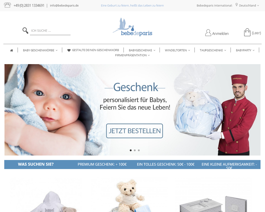 Bebedeparis.de Screenshot