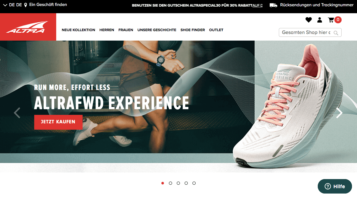 ALTRA Running Screenshot