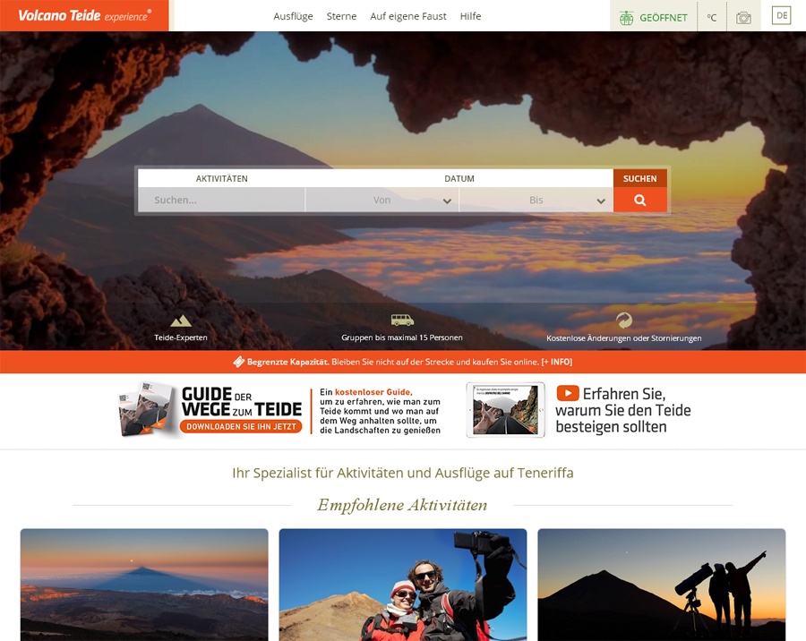Volcano Teide Screenshot