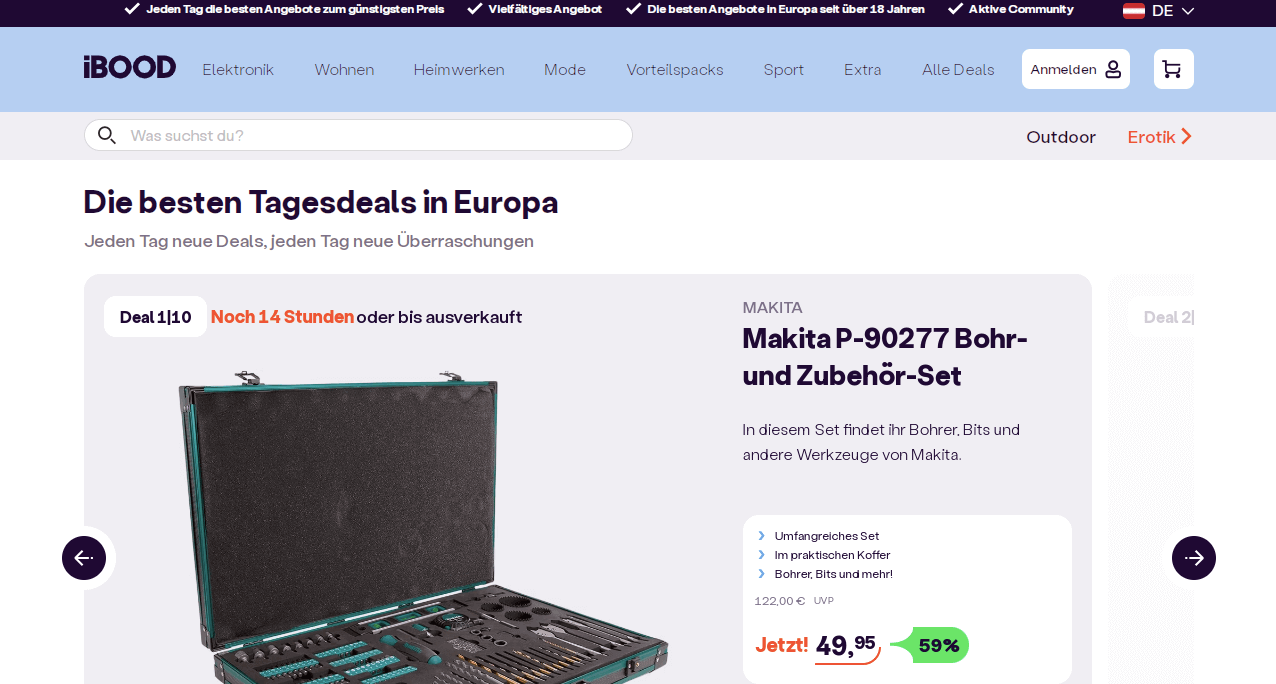 iBOOD AT Screenshot