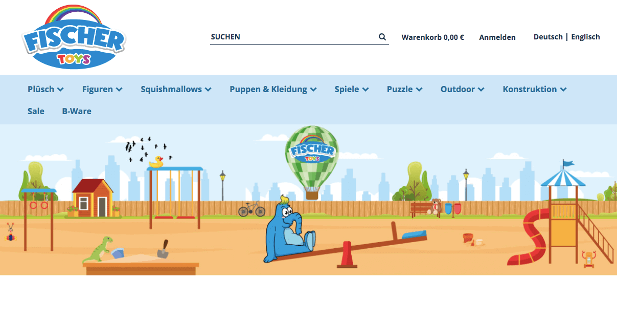 FISCHER TOYS Screenshot
