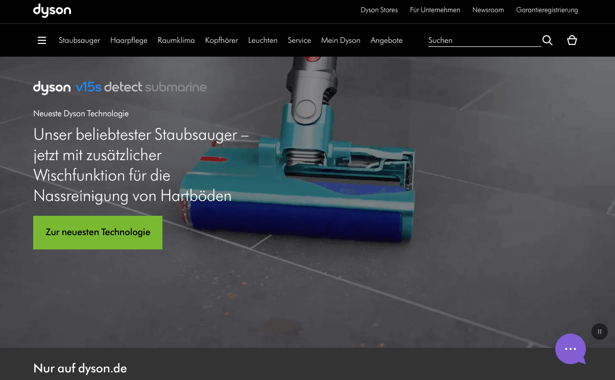 dyson Screenshot
