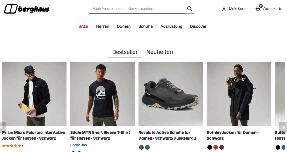 berghaus Screenshot