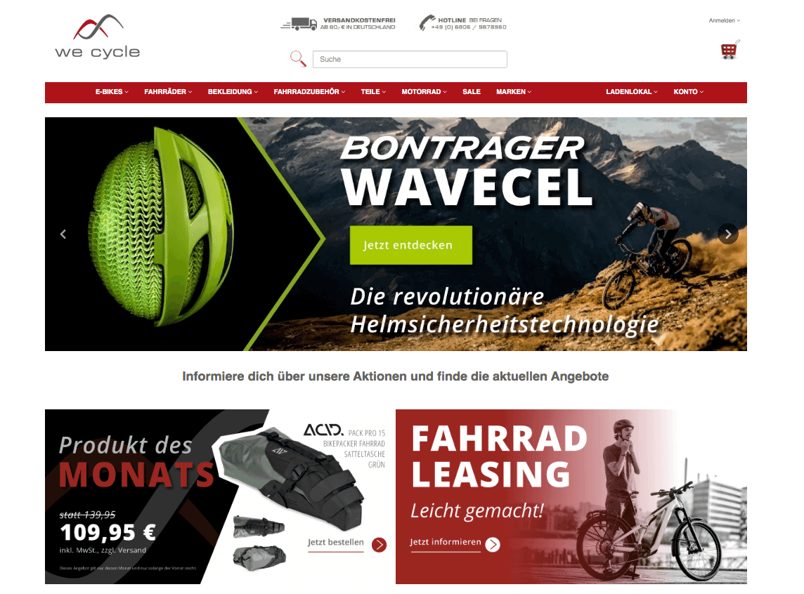 we cycle Screenshot