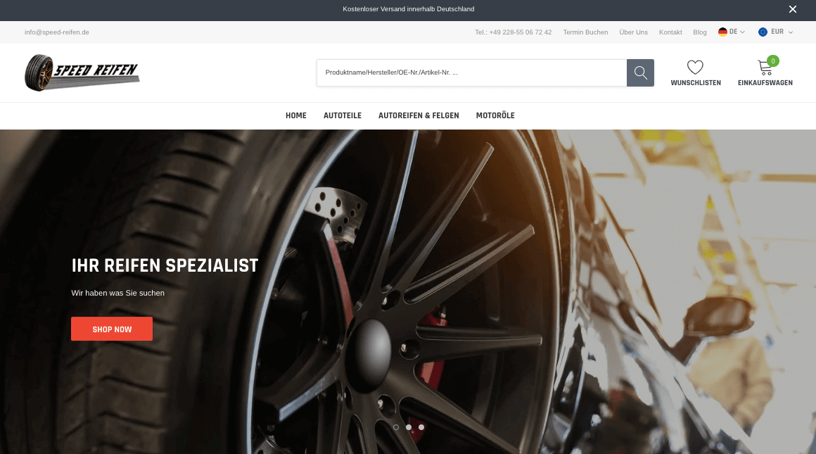 SPEED REIFEN Screenshot