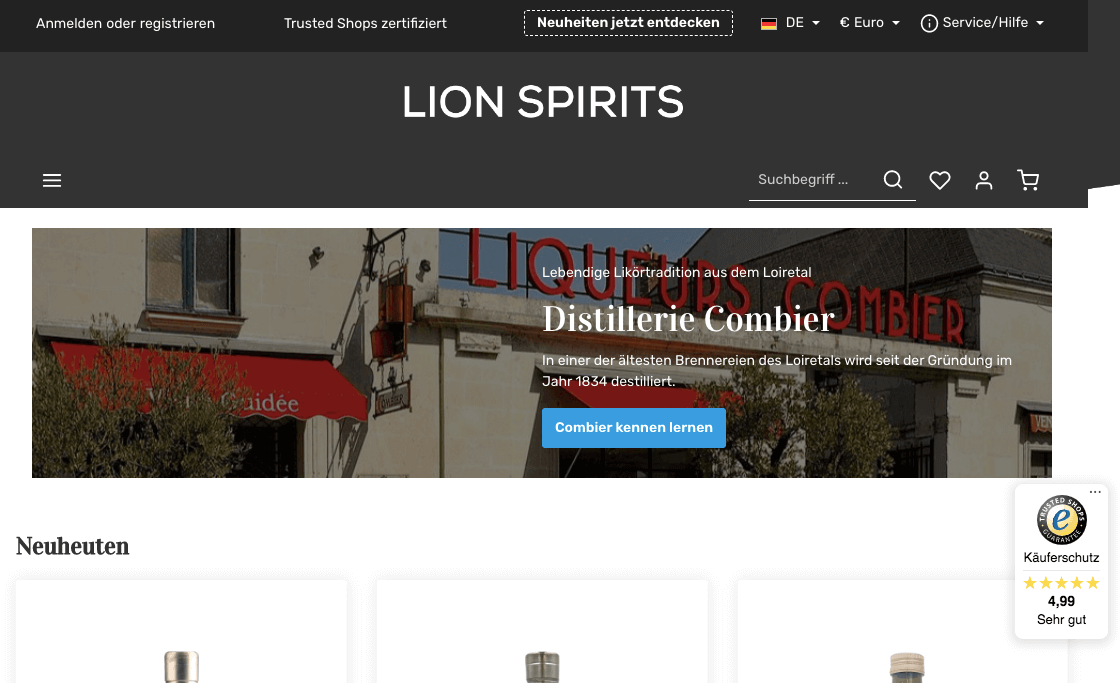 LION SPIRITS Screenshot