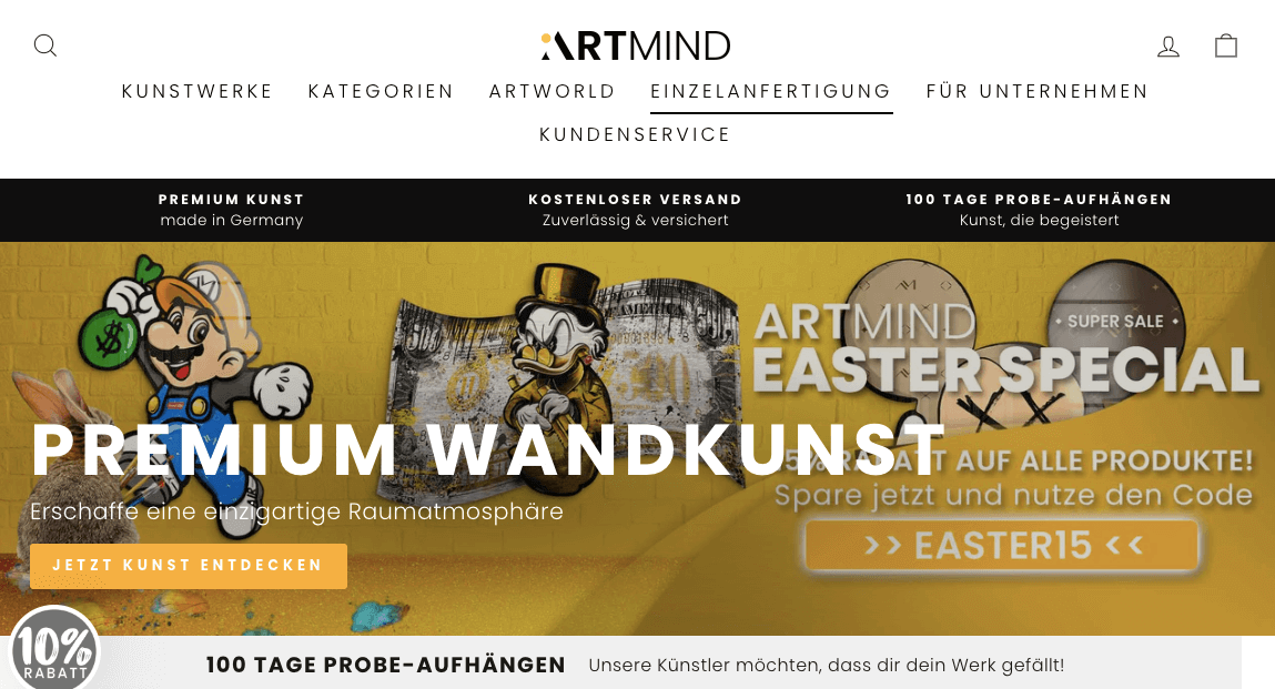 ARTMIND Screenshot