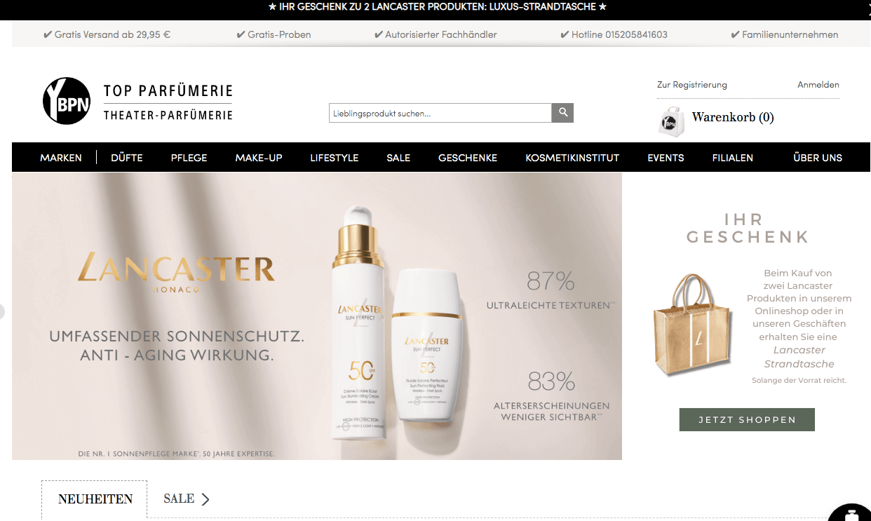 TOP PARFÜMERIE Screenshot