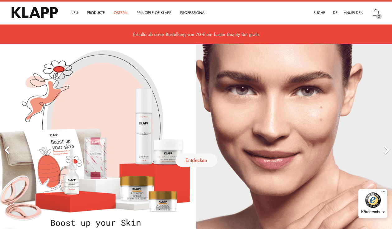 KLAPP COSMETICS Screenshot