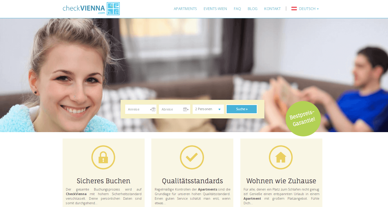 checkVIENNA.com Screenshot