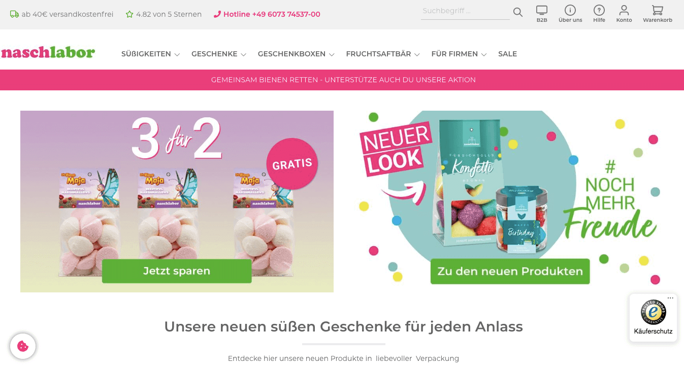 naschlabor Screenshot