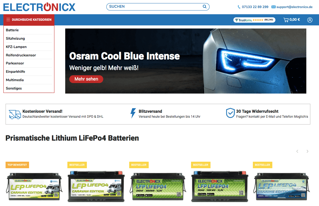 ELECTRONICX Screenshot