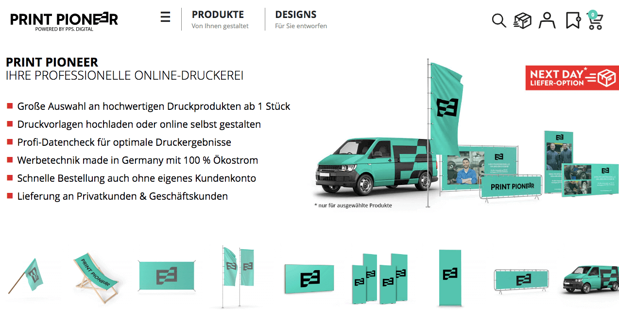 PRINT PIONEER Screenshot