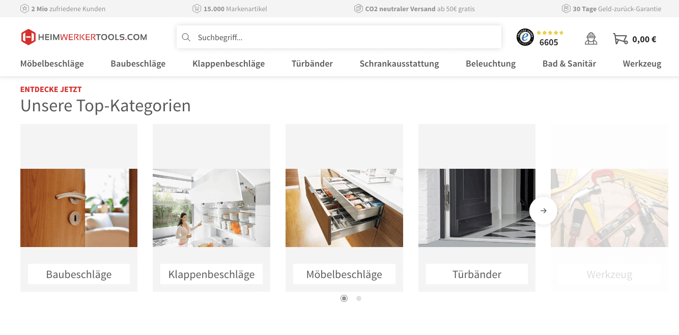 HEIMWERKERTOOLS.COM Screenshot
