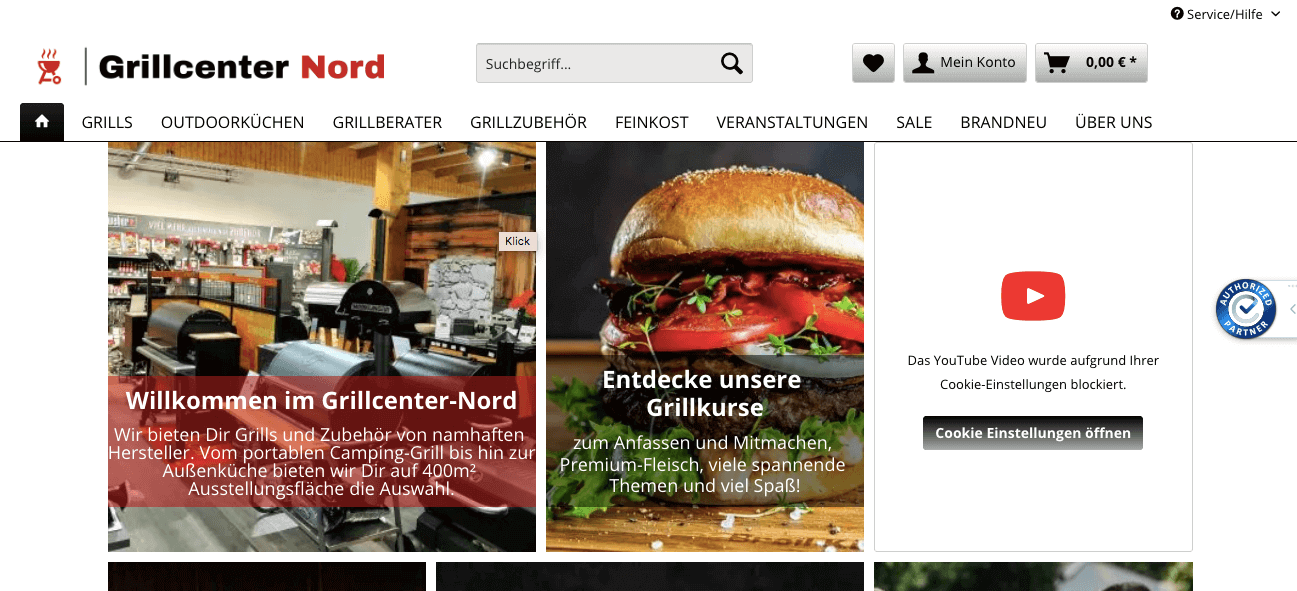 Grillcenter Nord Screenshot