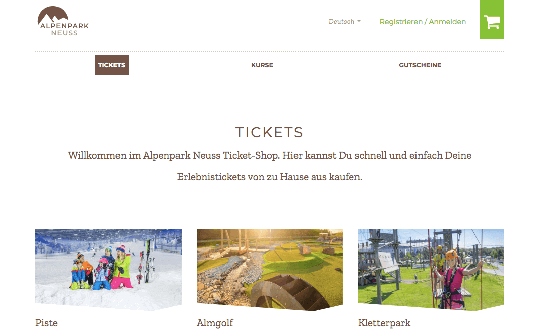 ALPENPARK NEUSS Screenshot