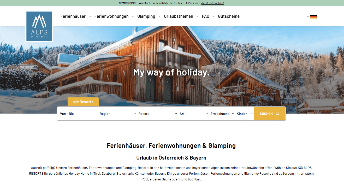 ALPS RESORTS Screenshot