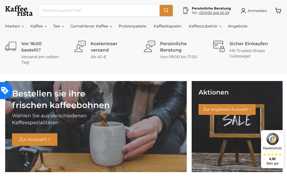 Kaffeerista Screenshot