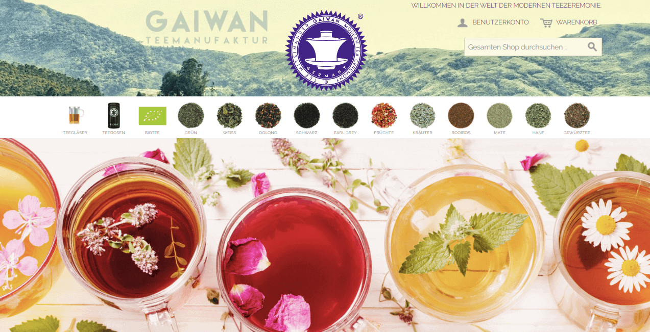 GAIWAN TEEMANUFAKTUR Screenshot