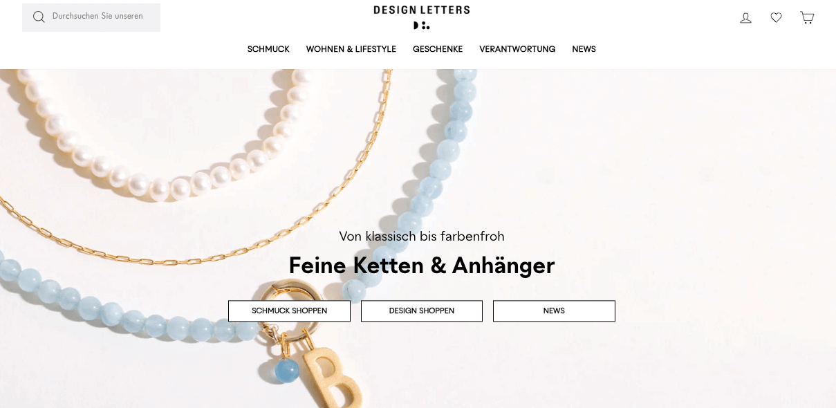 DESIGN LETTERS Screenshot