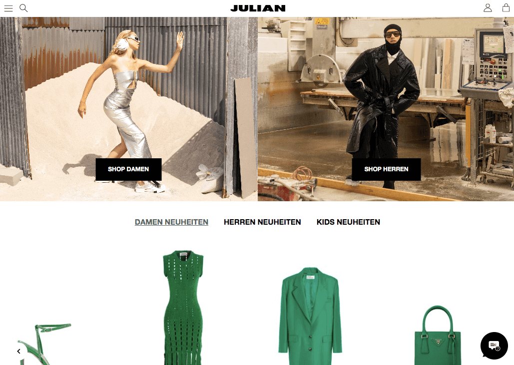 JULIAN FASHION Screenshot