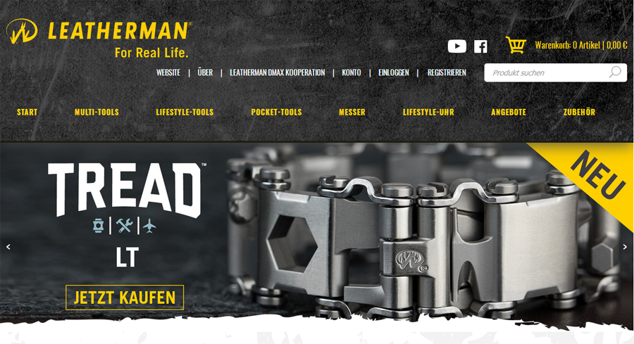 Leatherman.de Screenshot