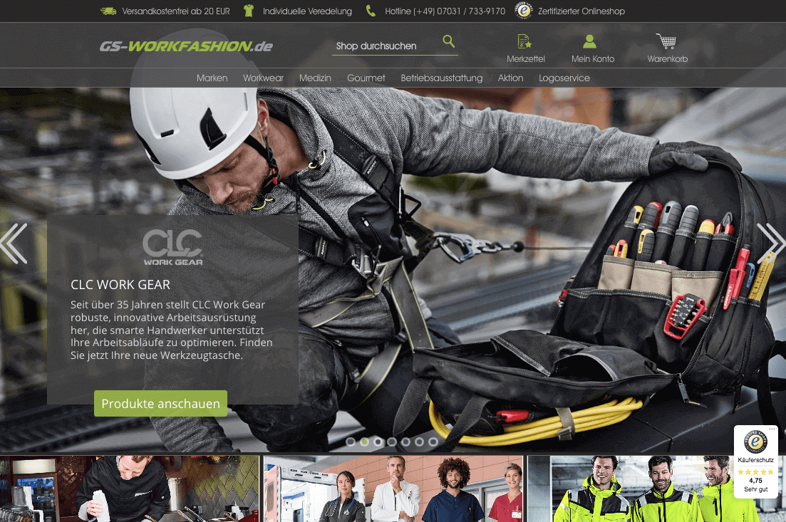 GS Workfashion Screenshot