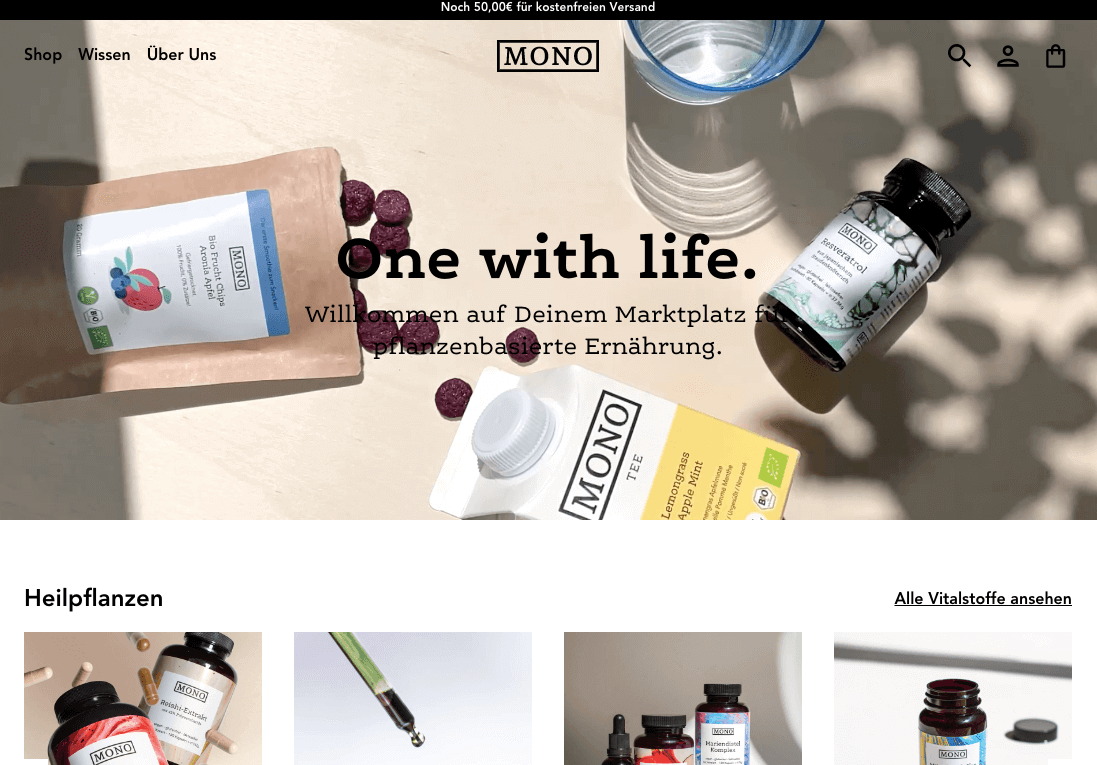 MONO MARKET Screenshot